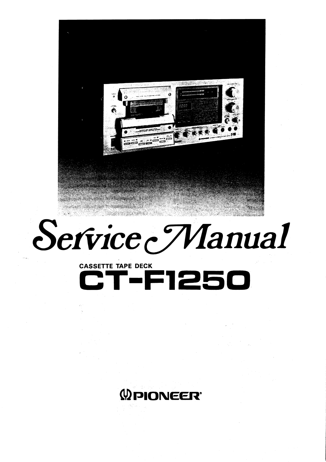 Pioneer CTF-1250 Service manual