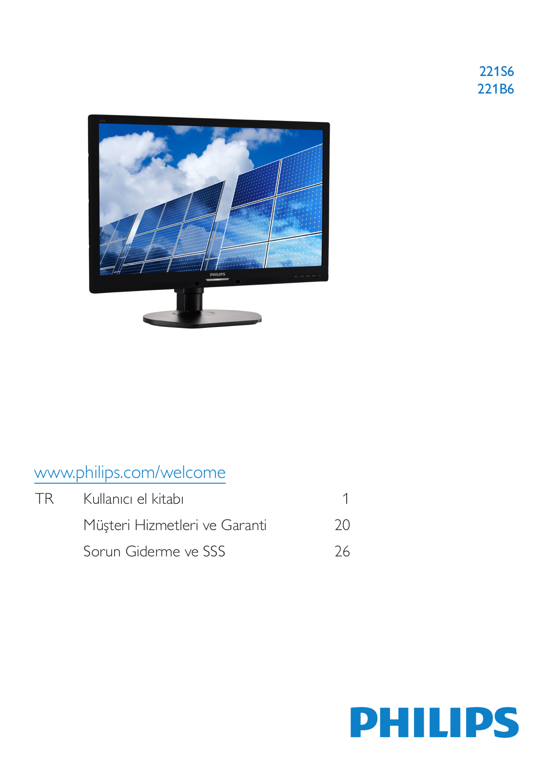 Philips 221S6LCB/93 Operation Manual