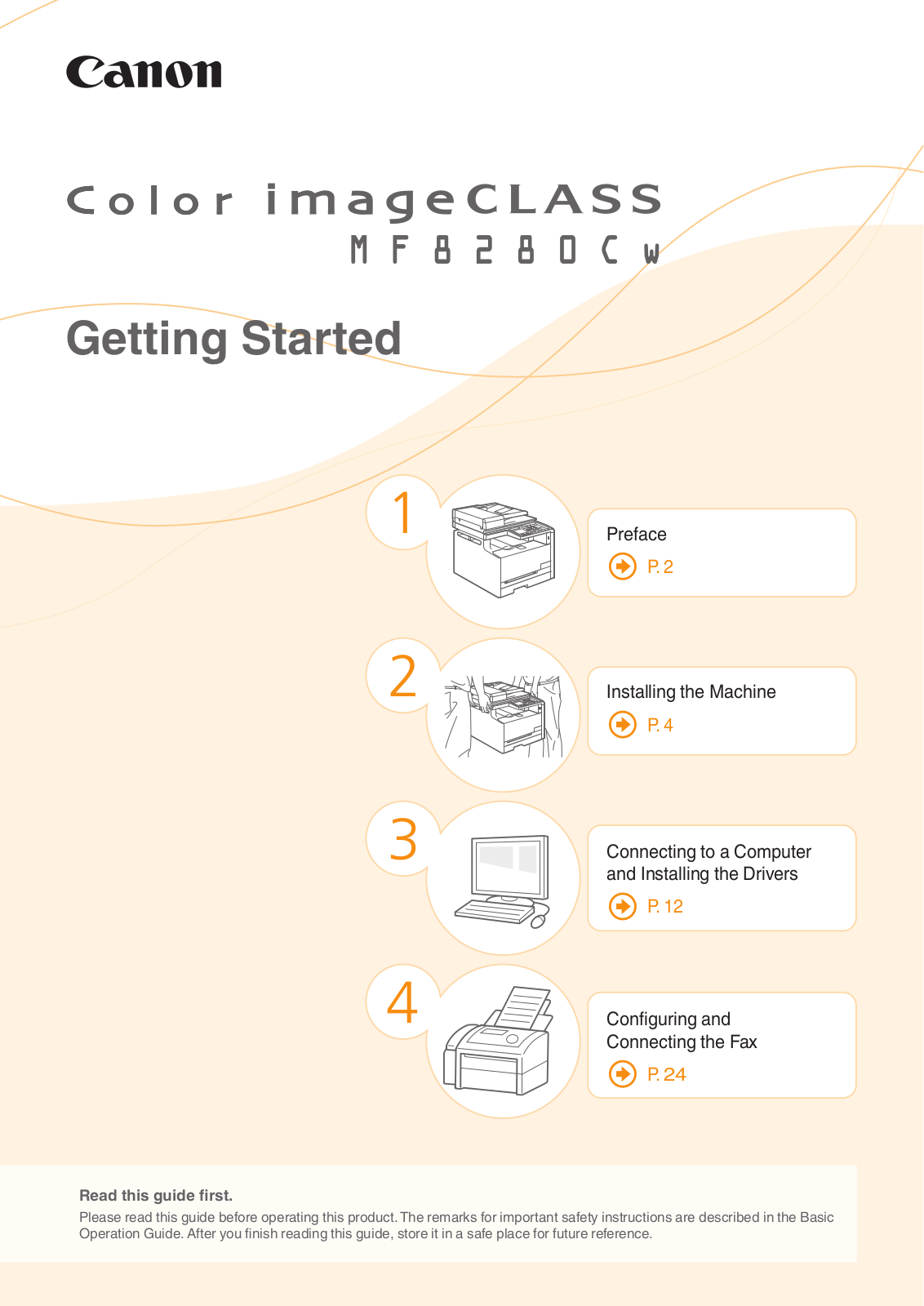 Canon MF8280Cw User Manual