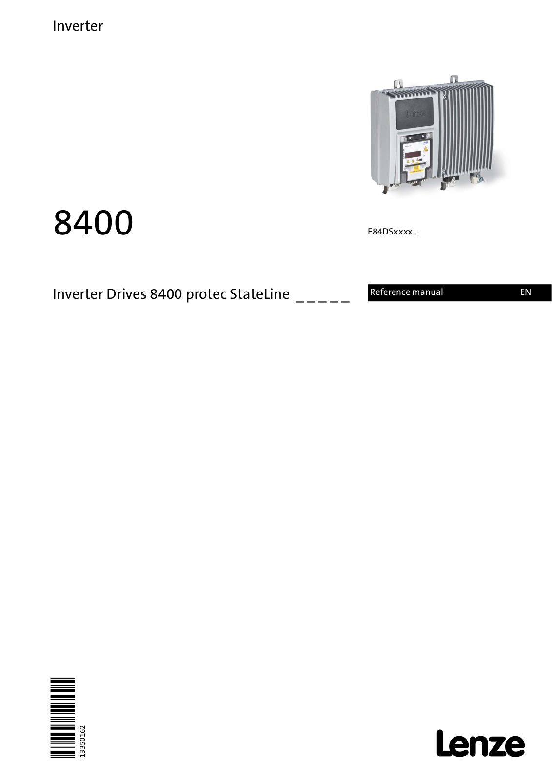 Lenze E84DSxxx User Manual