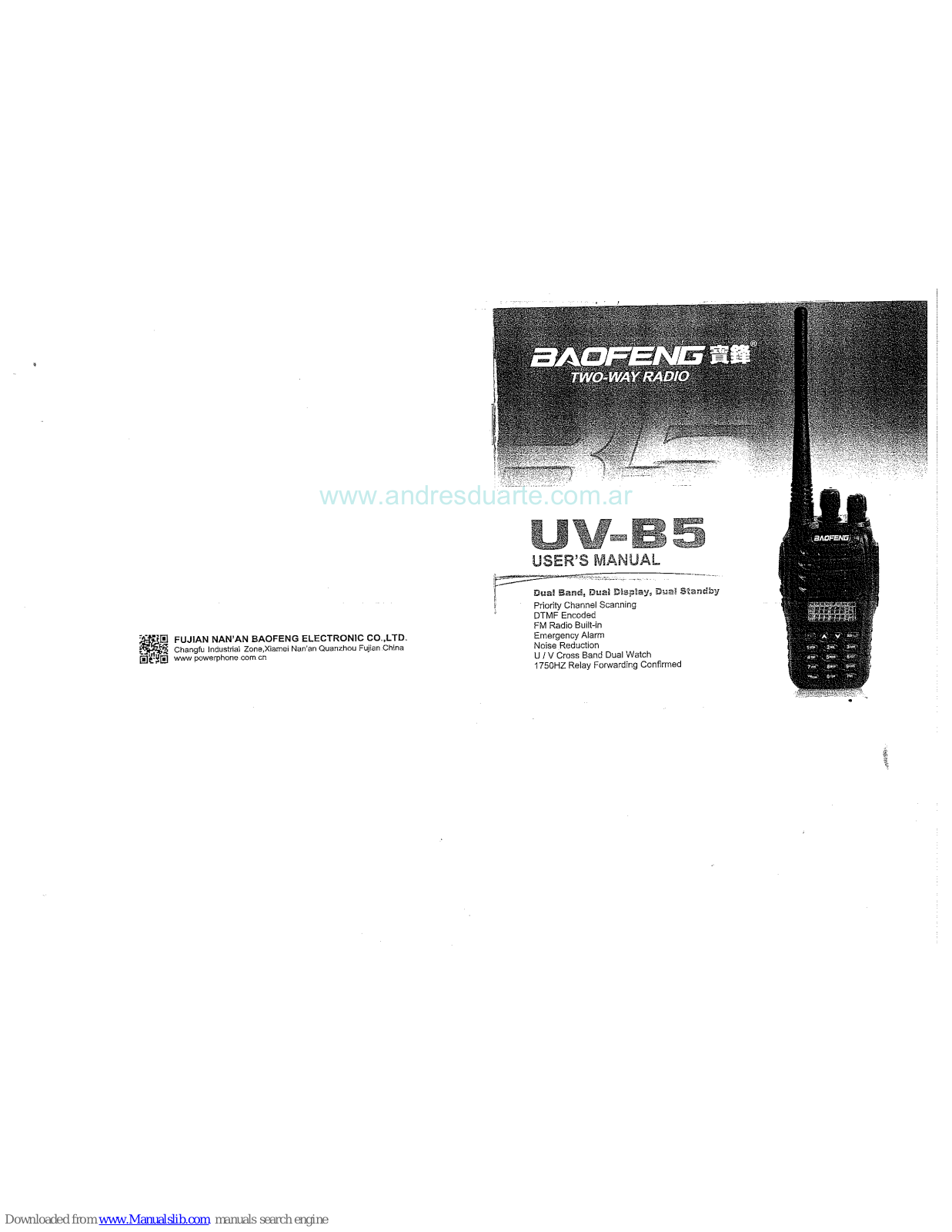 Baofeng UV-85 User Manual - ManualMachine.com