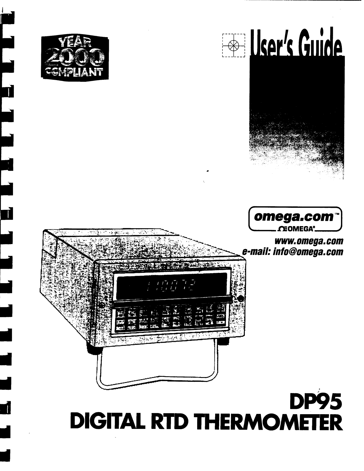 Omega Products DP95 Installation  Manual