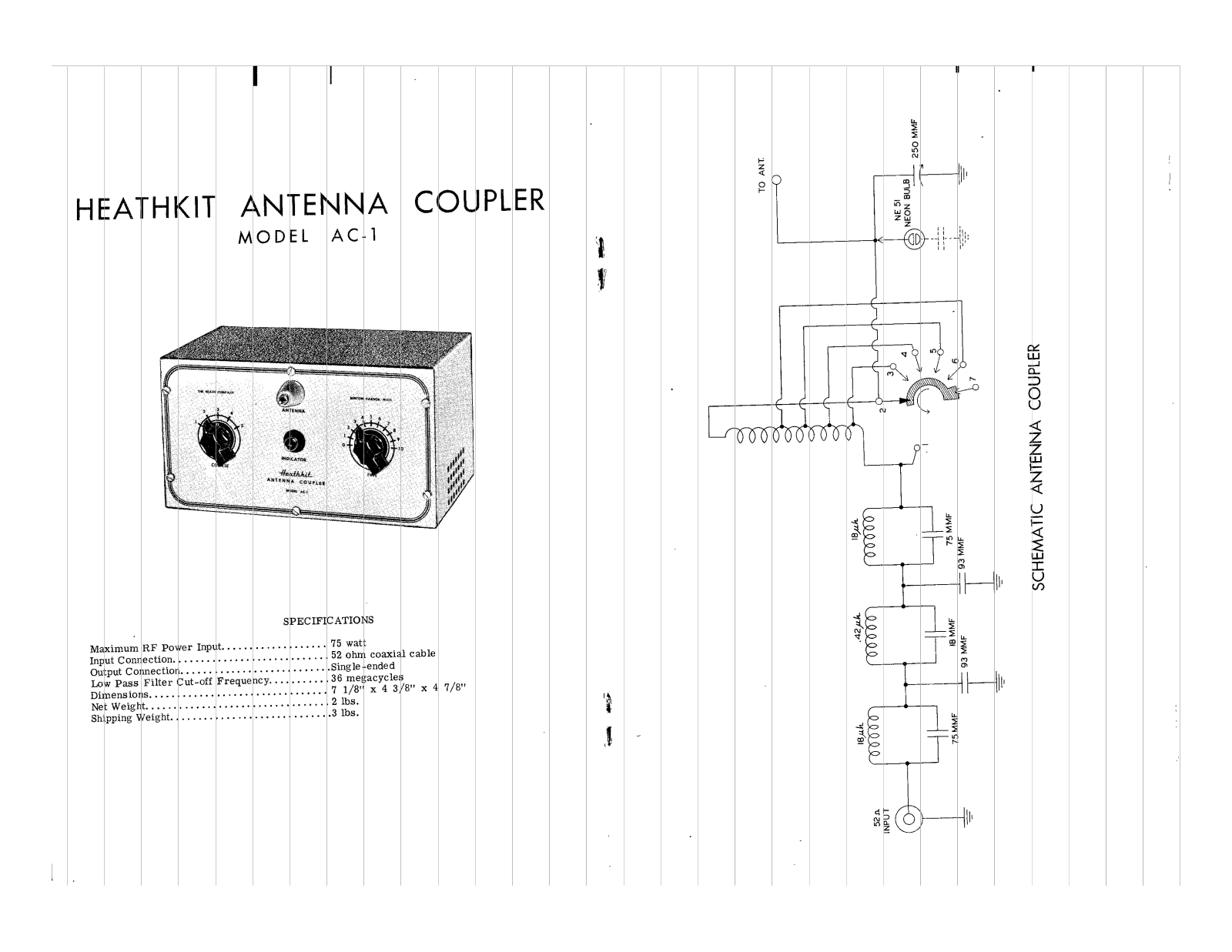 HEATHKIT AC-1 User Manual