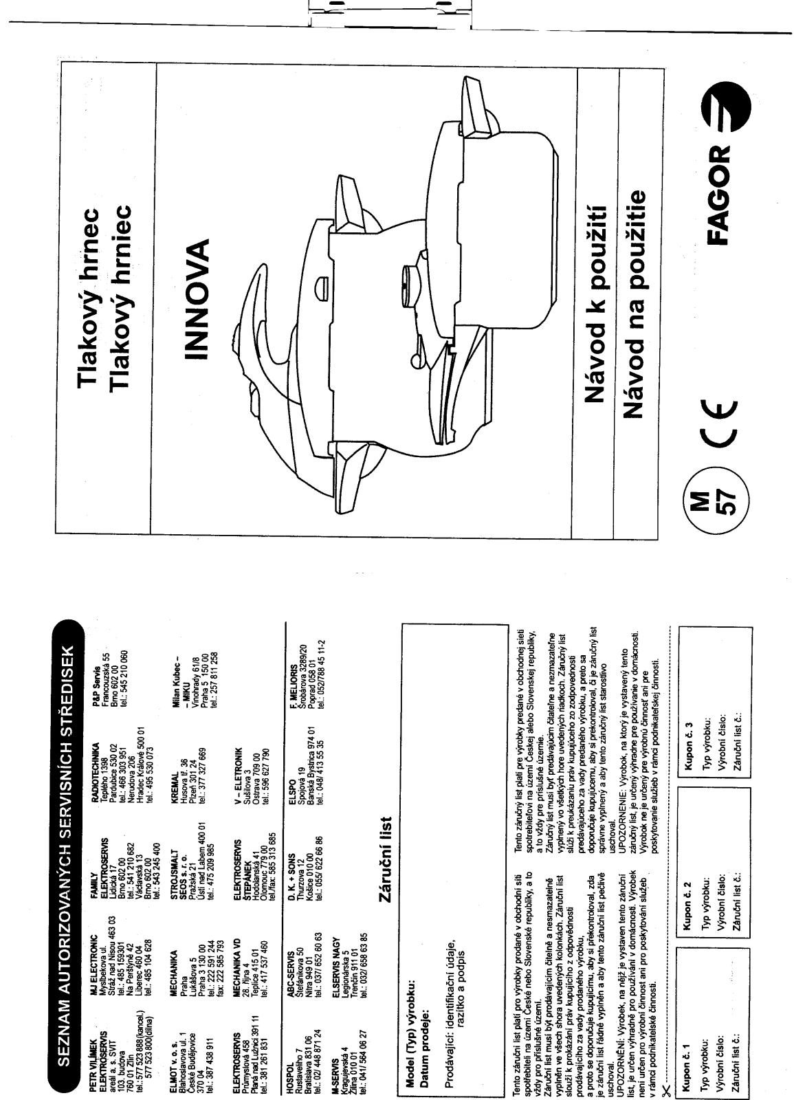 Fagor 918012820 User Manual