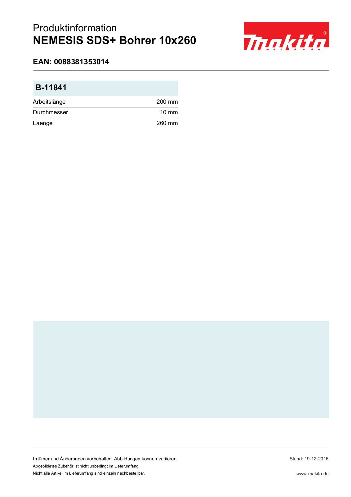 Makita B-11841 Service Manual