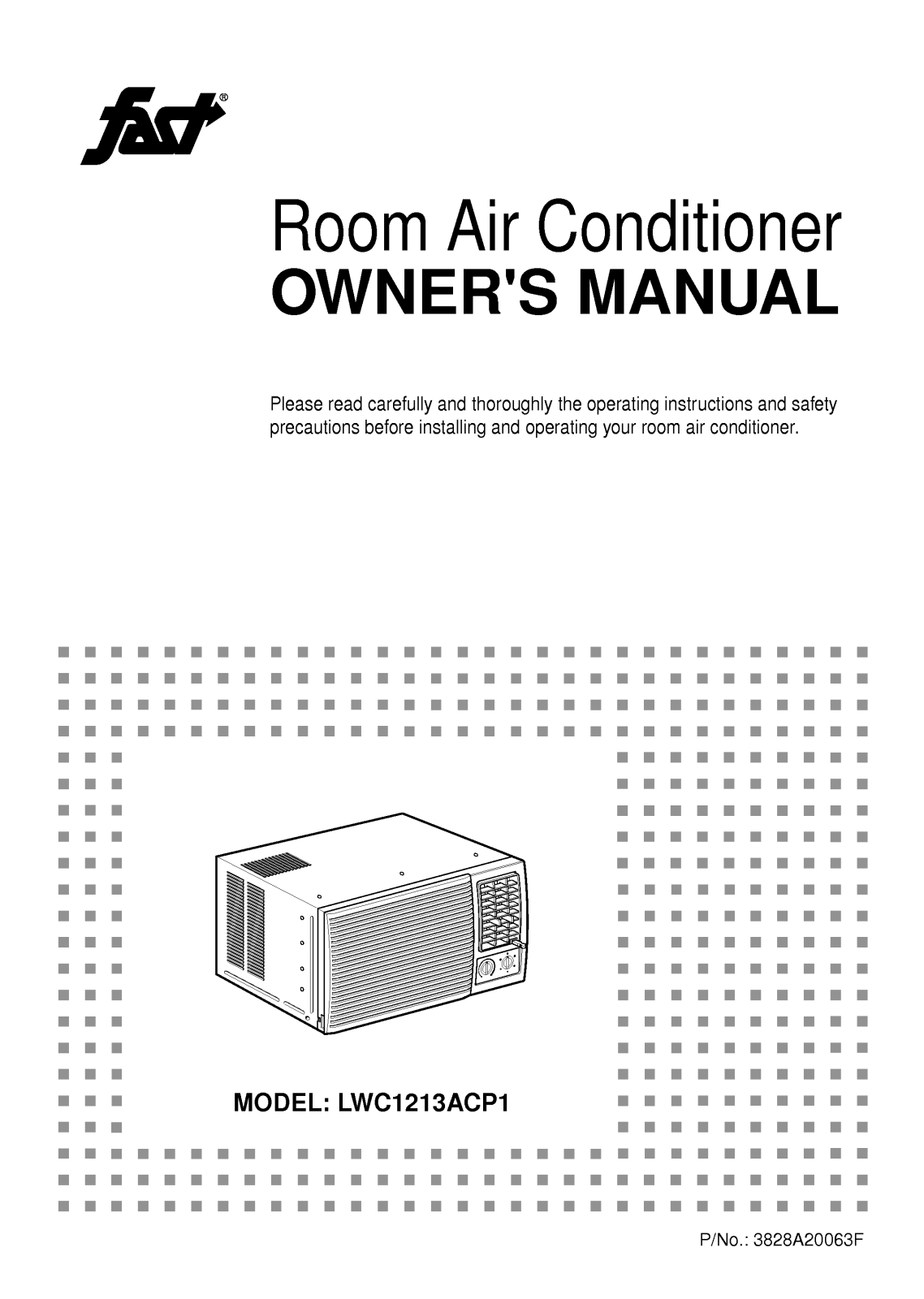 LG LWC1213ACP1 User Manual