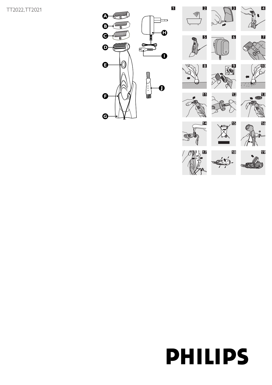 Philips TT2000/10 User manual