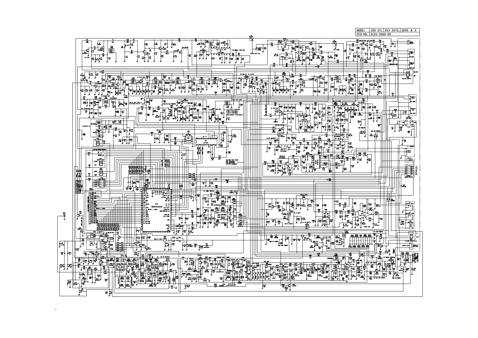 Cobra 200GTL-DX Schematics