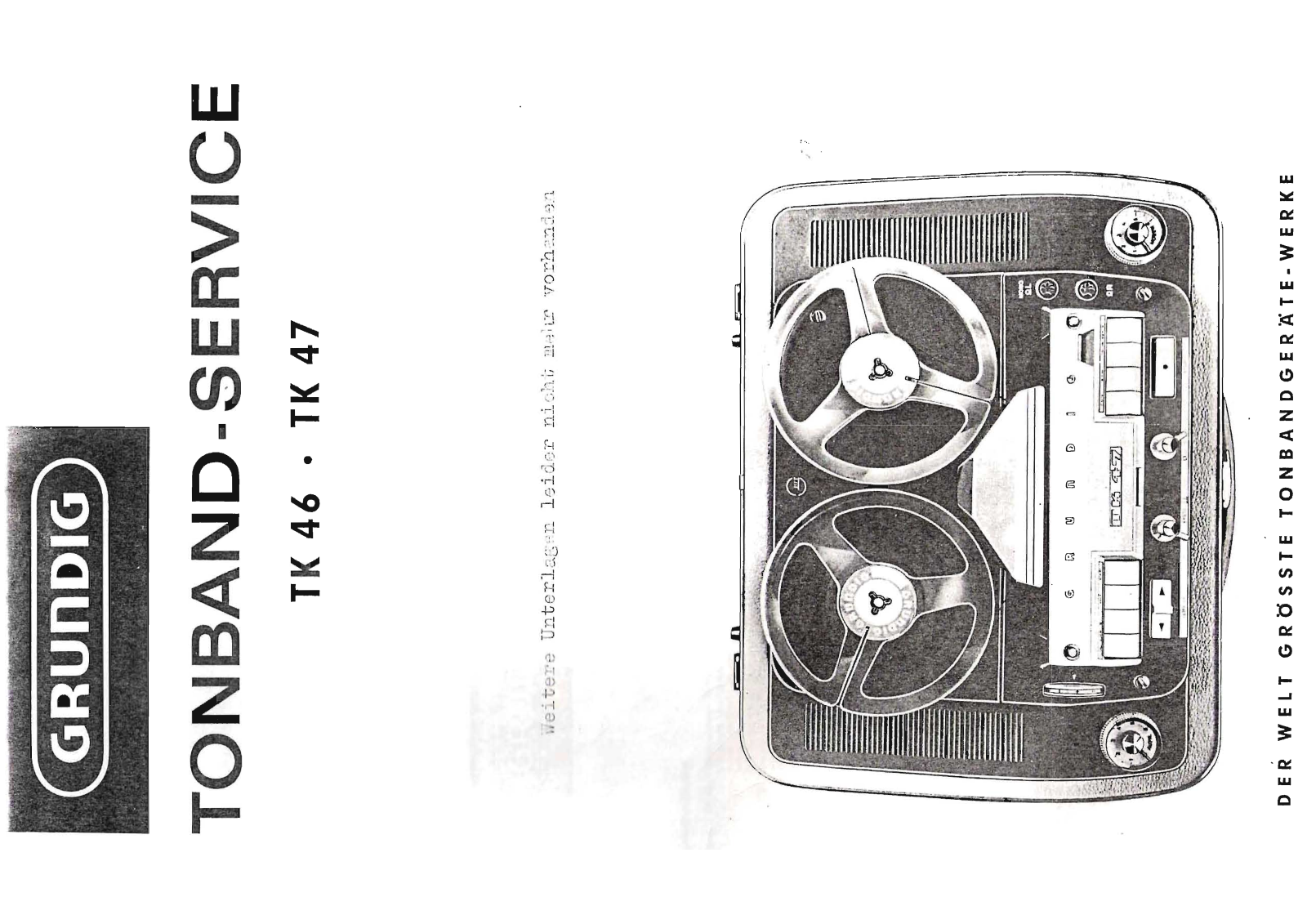 Grundig TK-46, TK-47 Service Manual