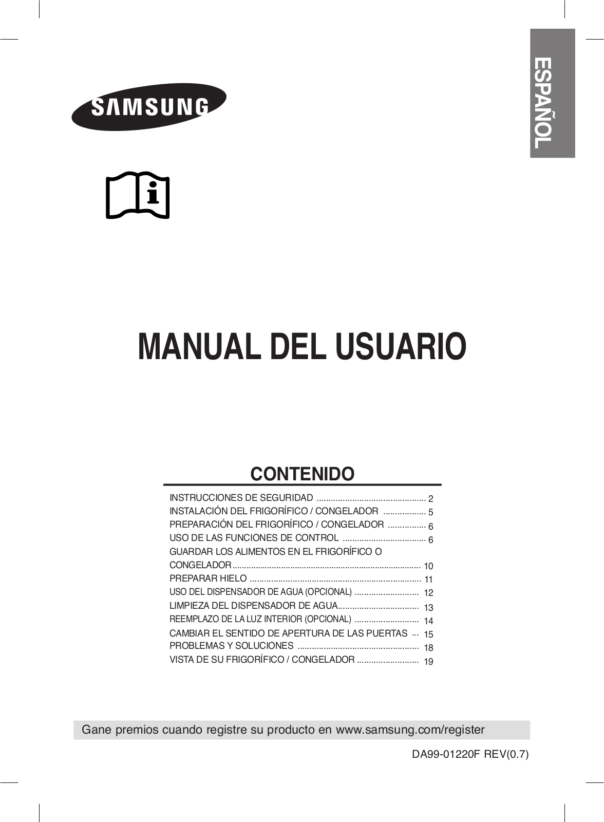 Samsung RL41ECSW, RL41ECIH, RL44ECSW, RL38SBPS, RL41SBPS User Manual