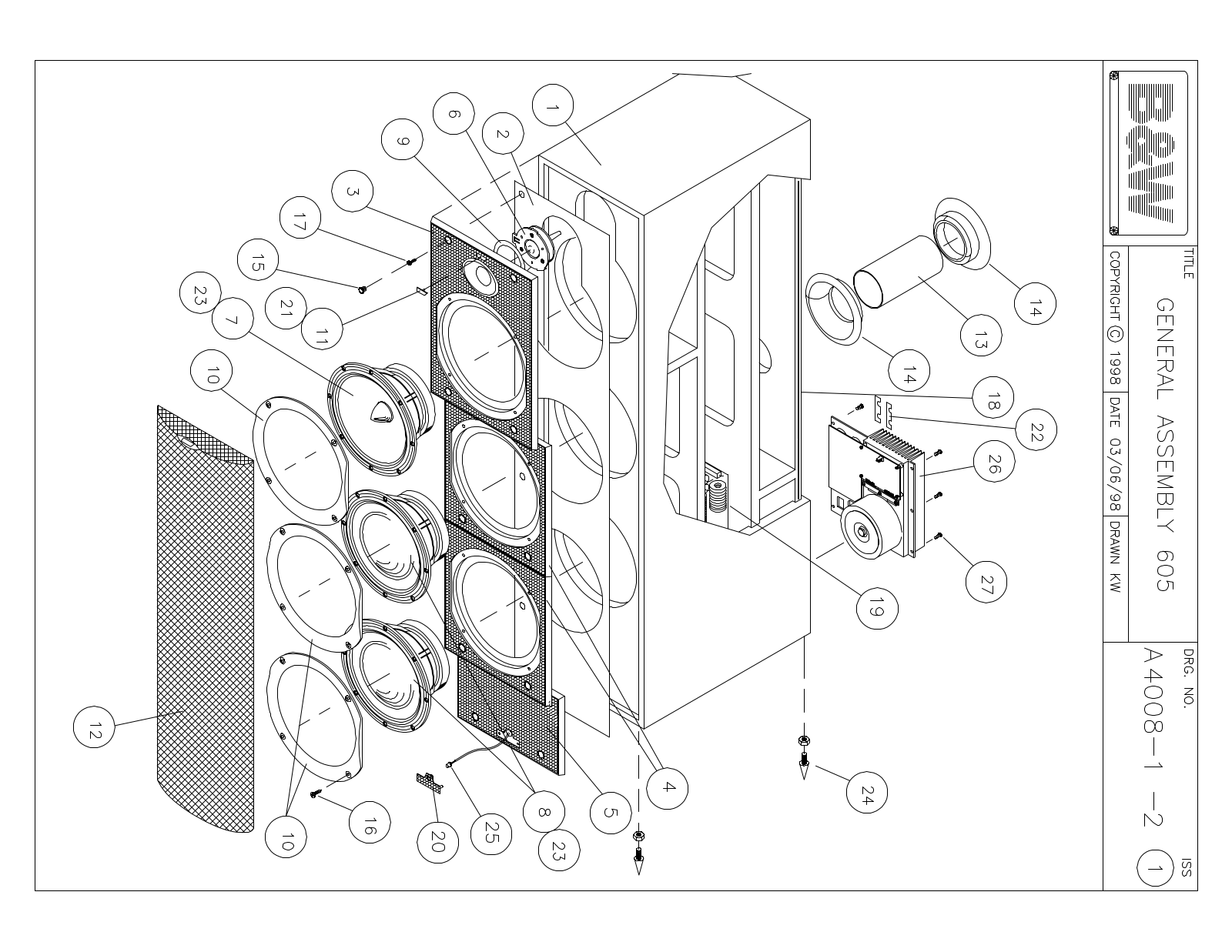 Bowers & Wilkins DM605-S2 Schematics