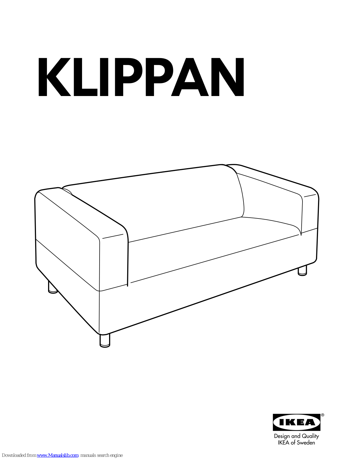 IKEA KLIPPAN Assembly Instruction Manual