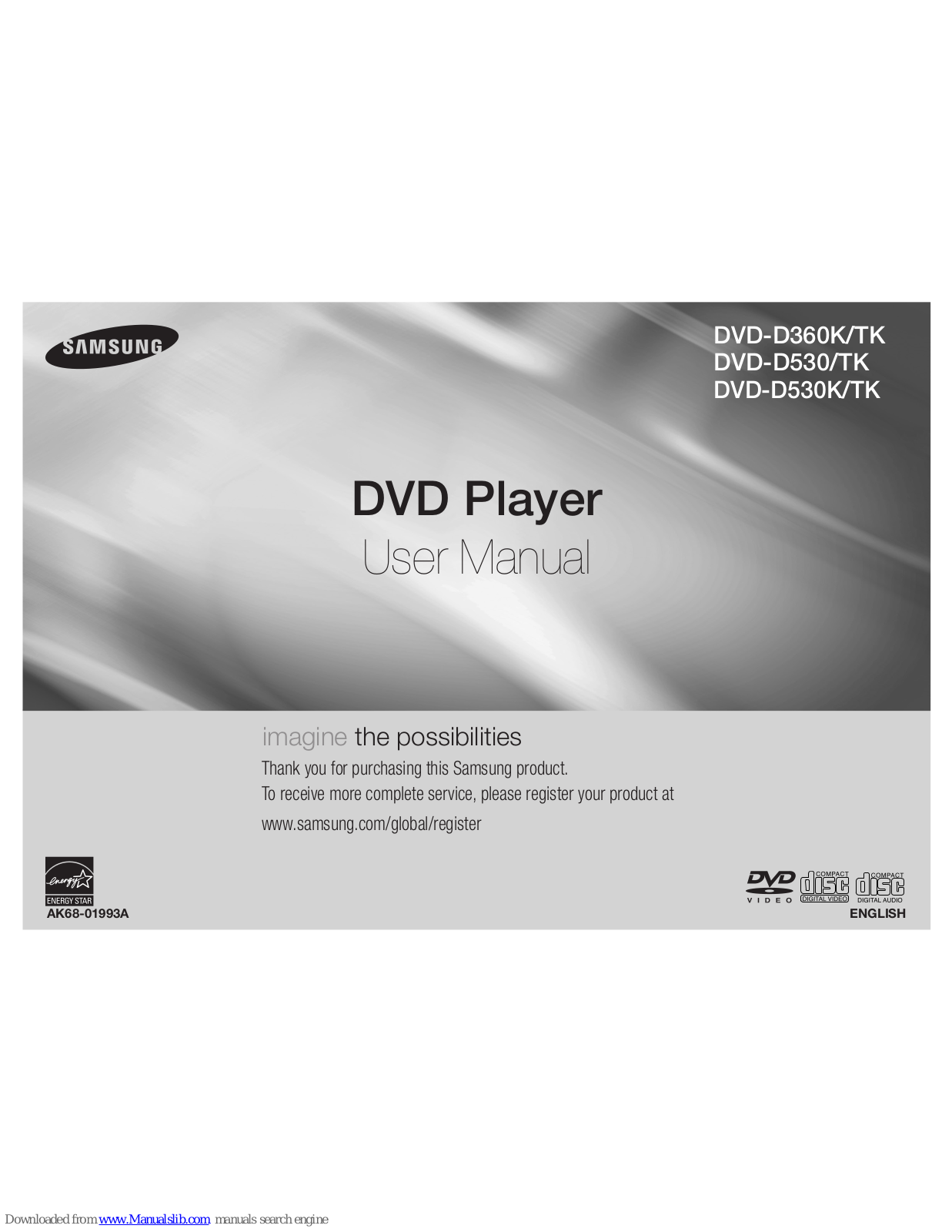 Samsung DVD-D360K, DVD-D530, DVD-D360TK, DVD-D530TK User Manual