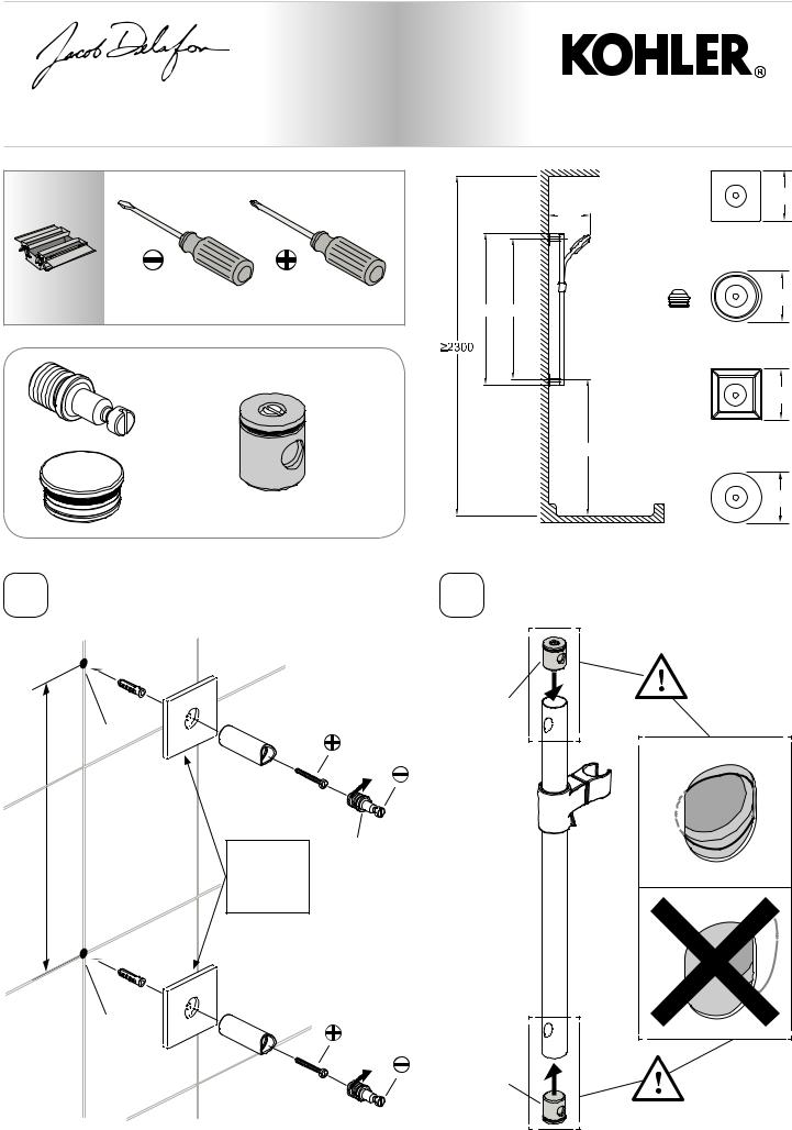 Jacob Delafon EO E8524-CP, EO E8524-BN, EO E8524-TT Installation guide