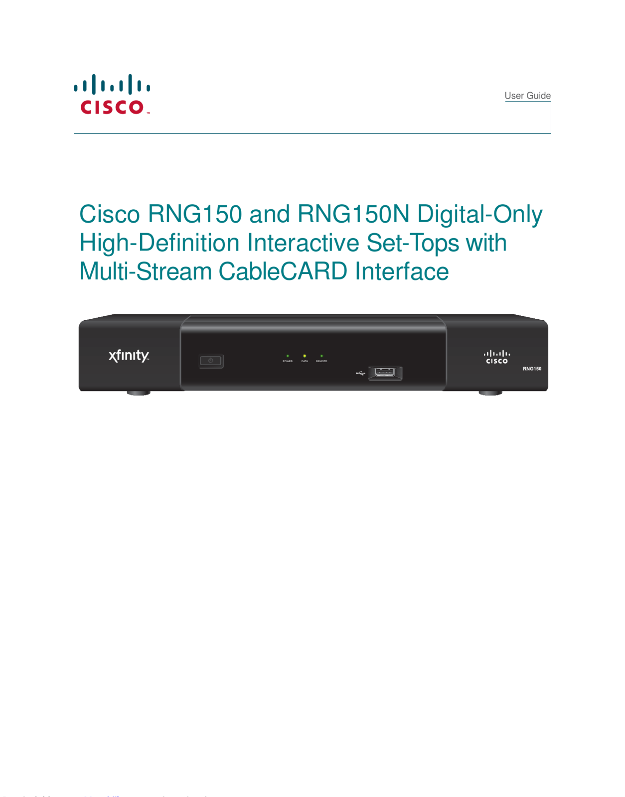 Cisco RNG150N User Manual