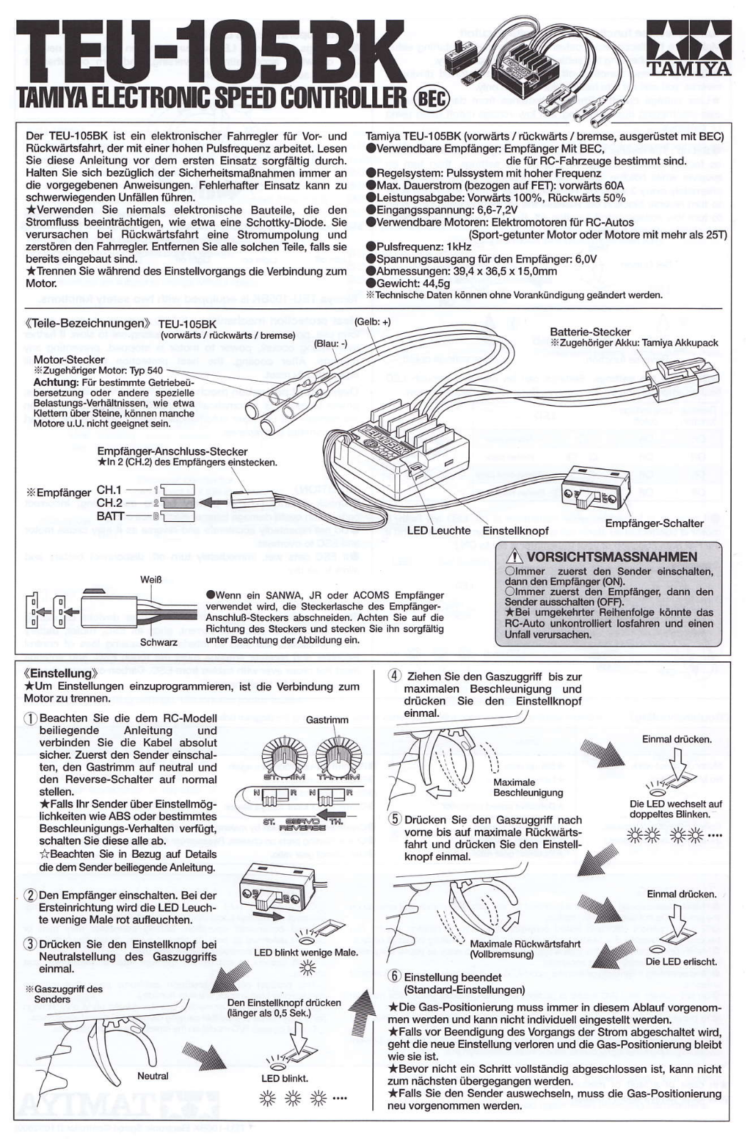 Tamiya 46703 User guide - ManualMachine.com