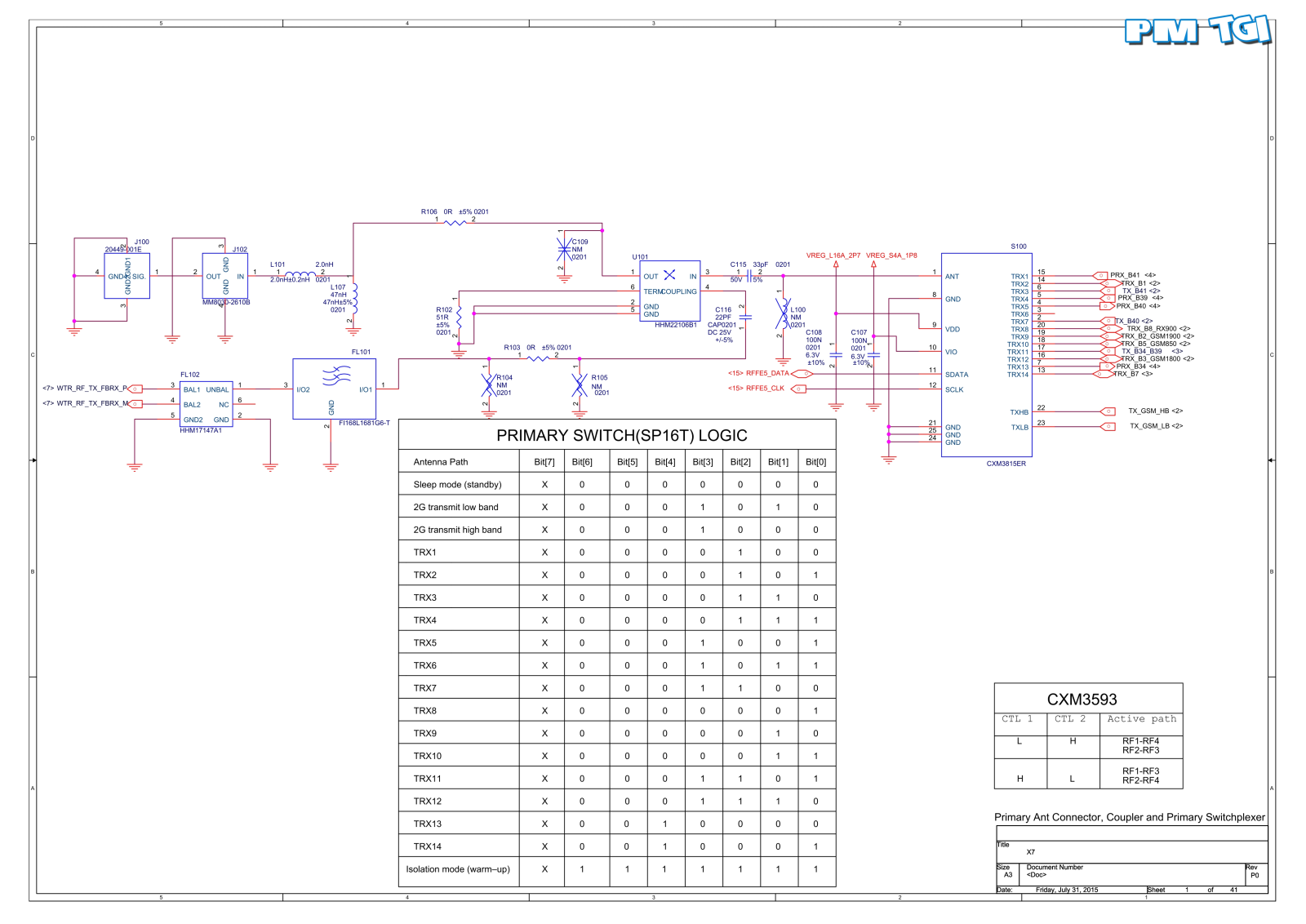 Xiaomi Mi-4C Schematic Diagram