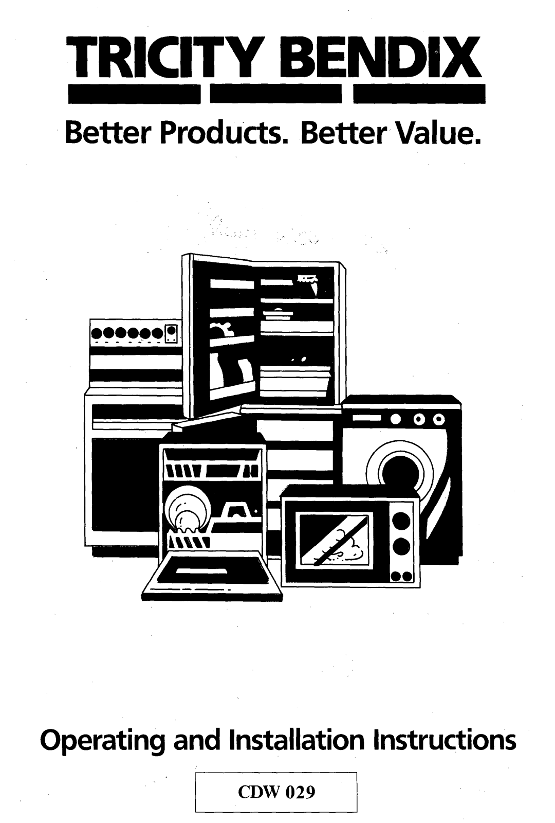 tricity bendix CDW029 User Manual