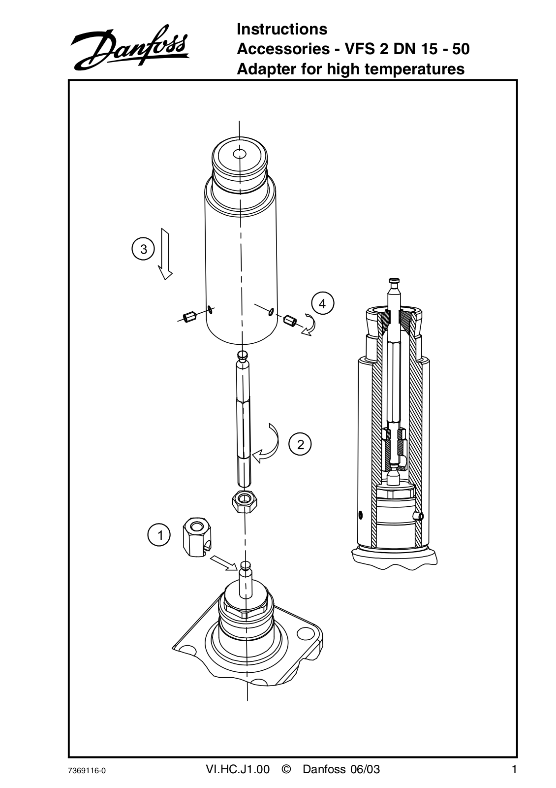 Danfoss Accessories - VFS 2 Installation guide