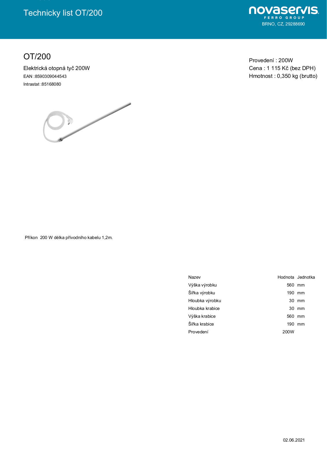 Novaservis OT/200 User guide - ManualMachine.com