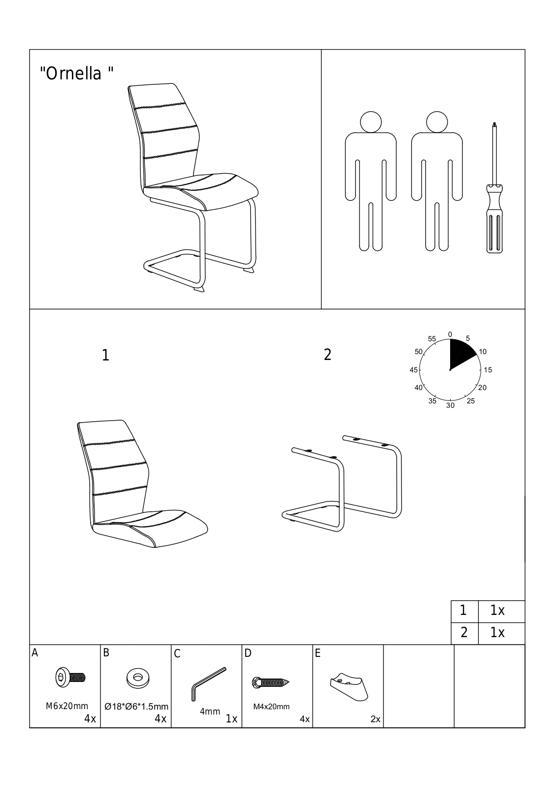 HELA Ornella Assembly instructions - ManualMachine.com