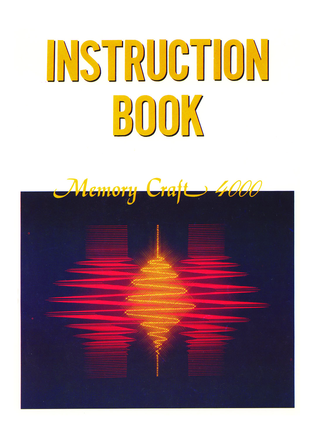 Janome Memory Craft 4000 Instruction Manual