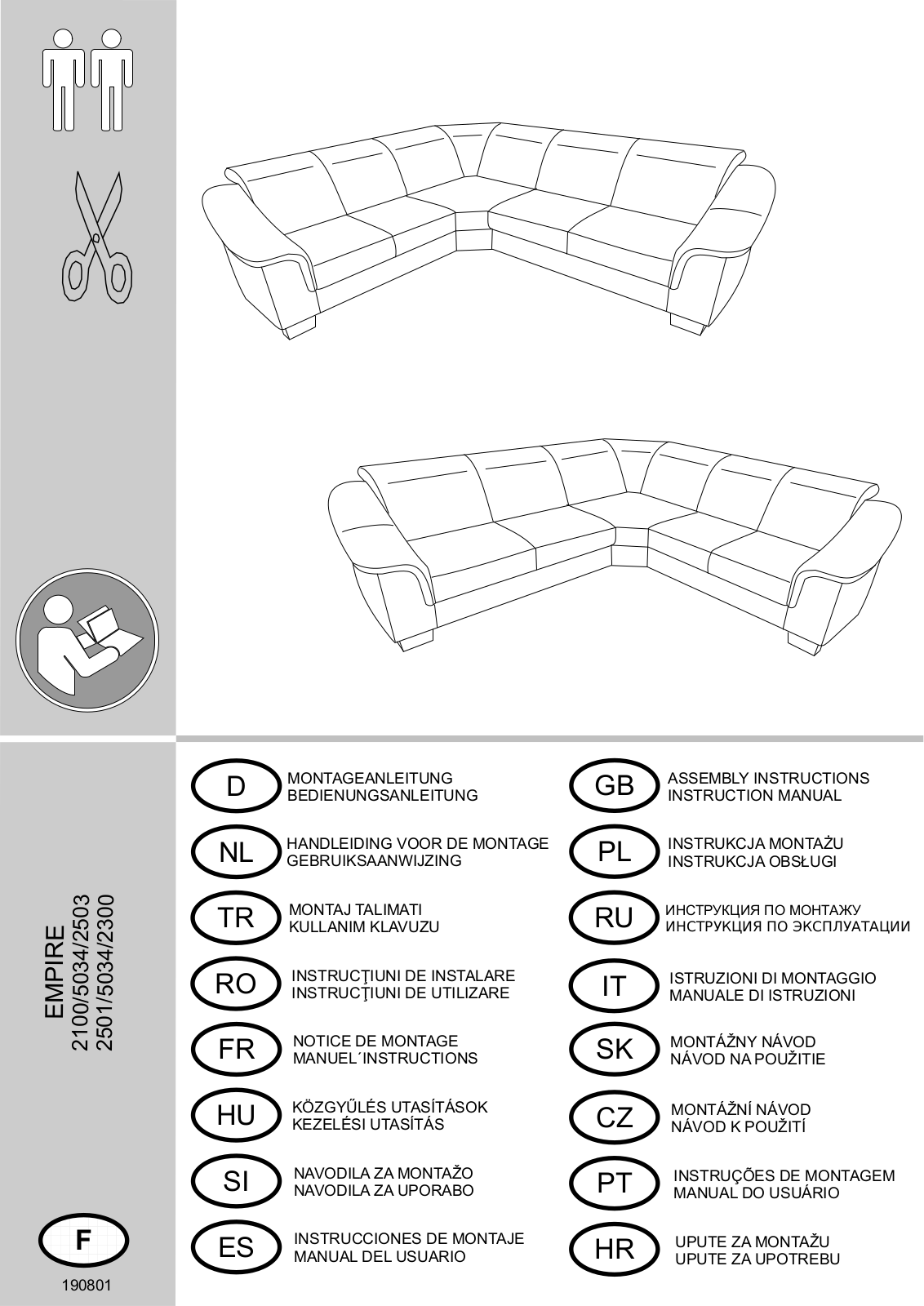 Home affaire Empire Assembly instructions