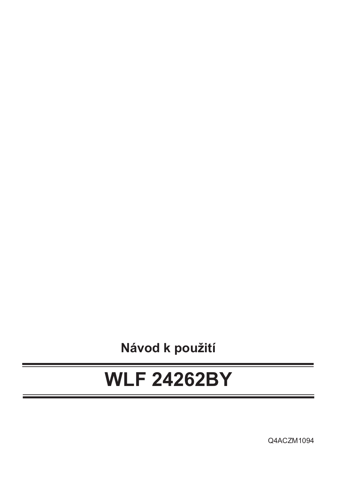 Bosch WLF 24262 BY User Manual