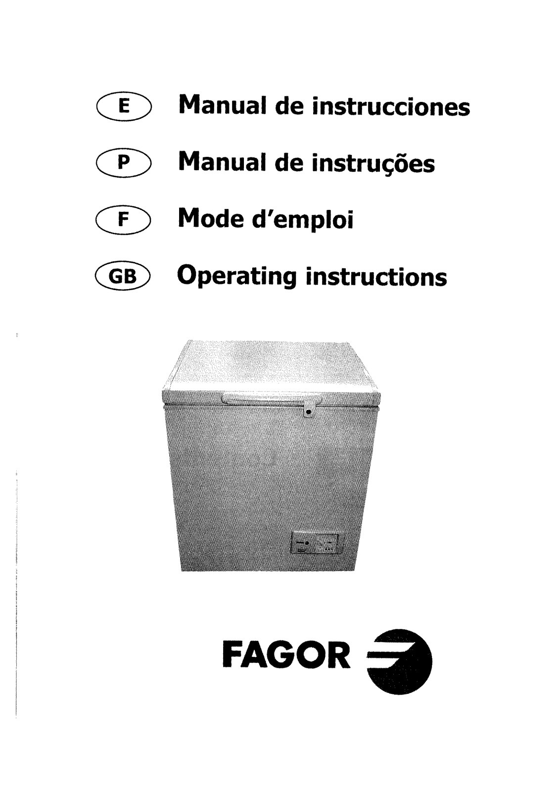 FAGOR CFH-75, CFH-93, CFH-110, CFH-124, CFH-150 User Manual