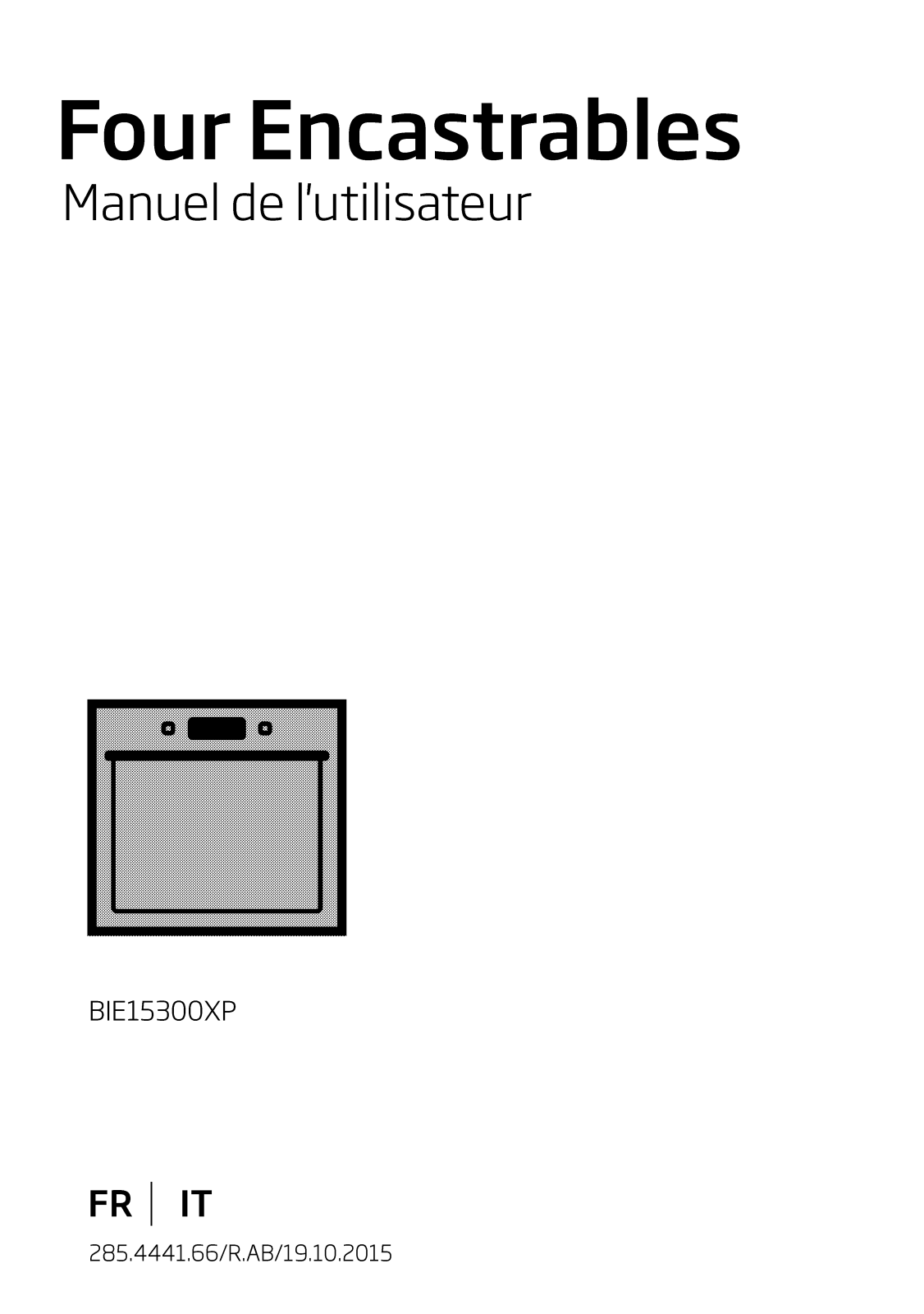 Beko BIE15300XS User manual