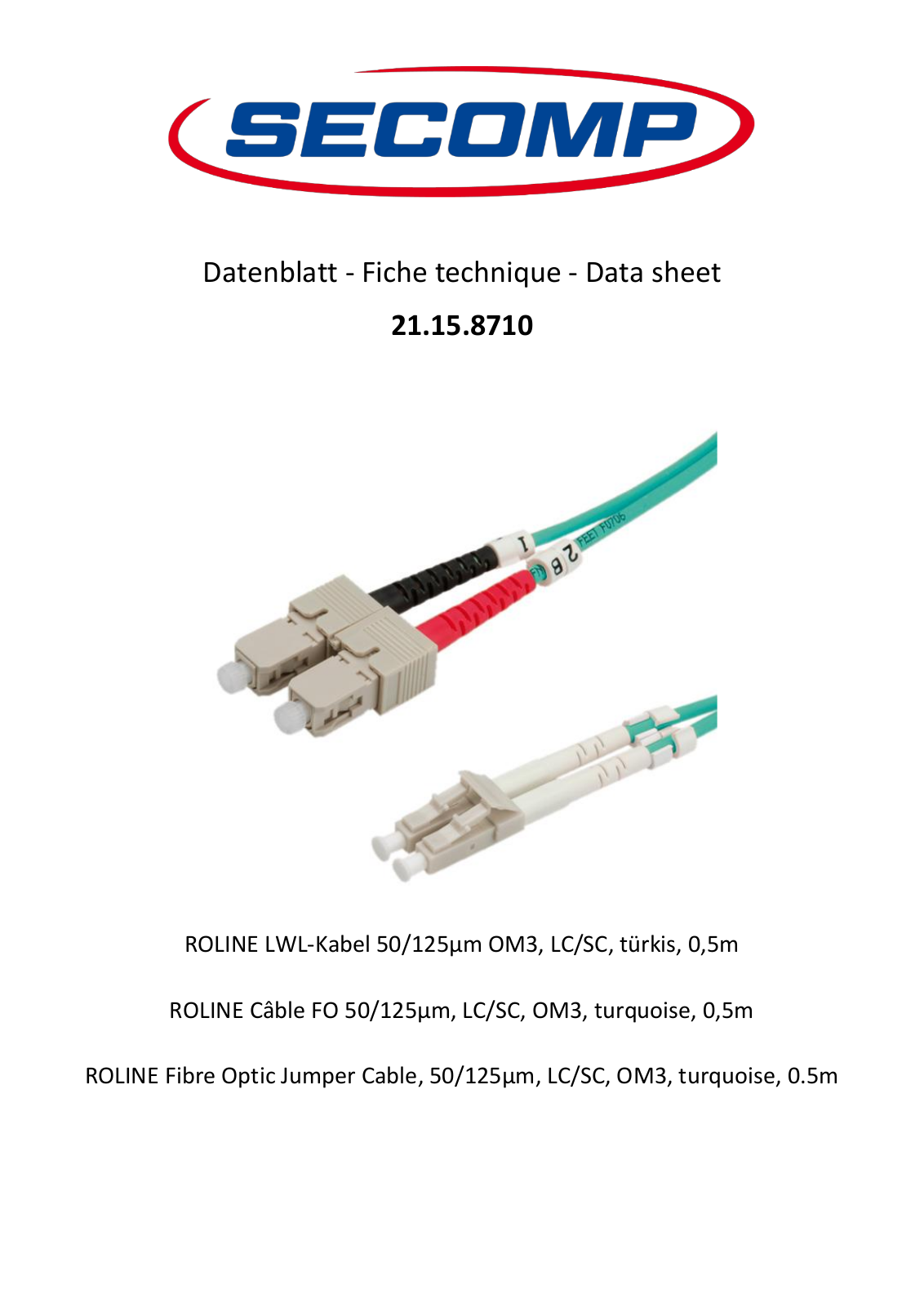 Roline 21.15.8710 User Manual