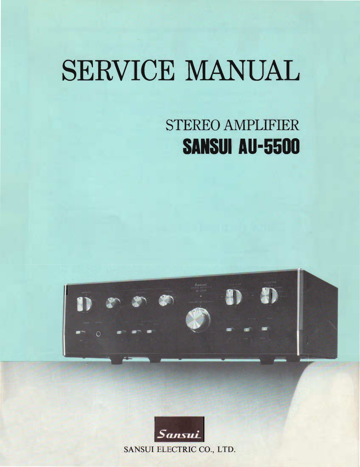 Sansui AU-5500 Service Manual