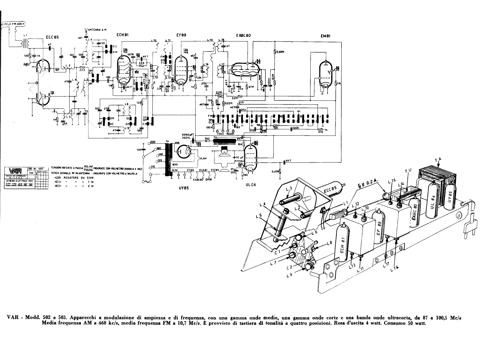 Mivar 502503 schematic - ManualMachine.com