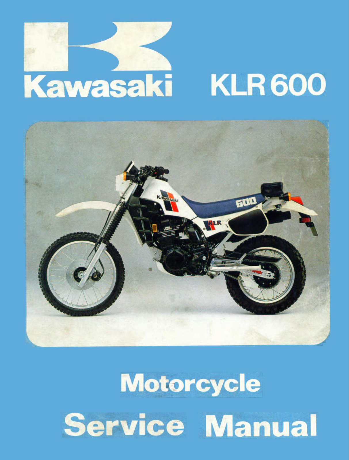 Kawasaki KLR 600 1984 Service manual