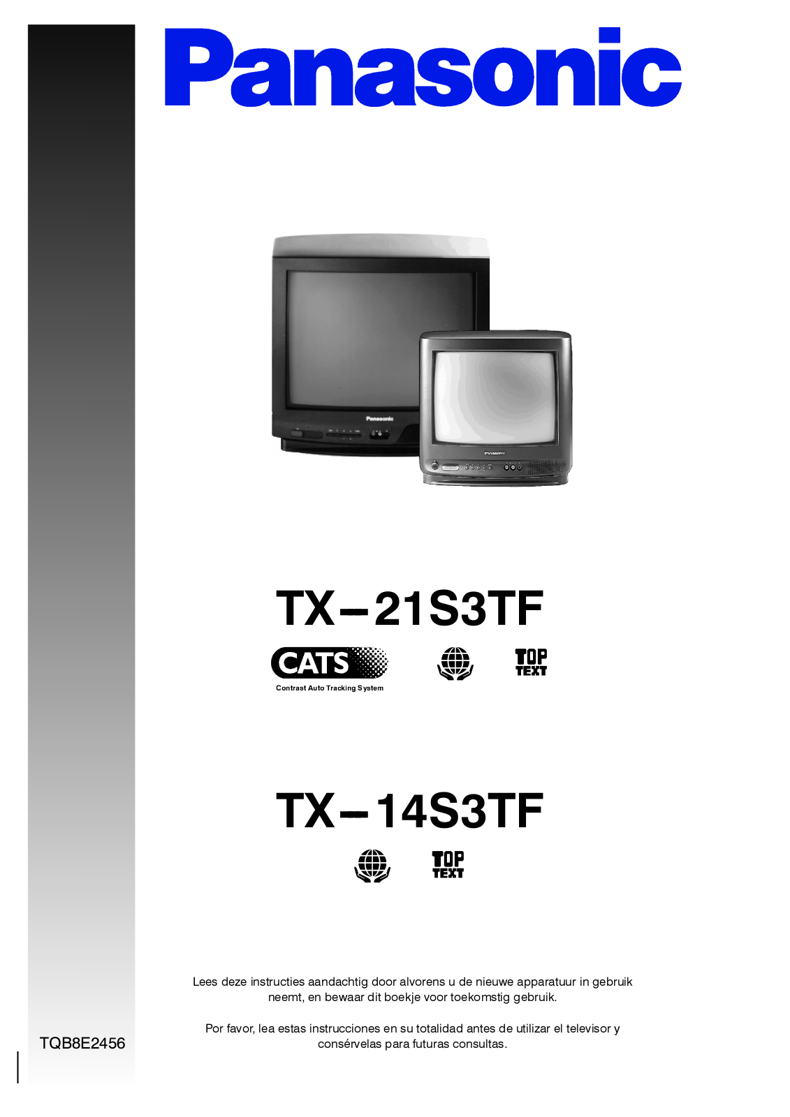 PANASONIC TX-21S3TF, TX-14S3TF User Manual