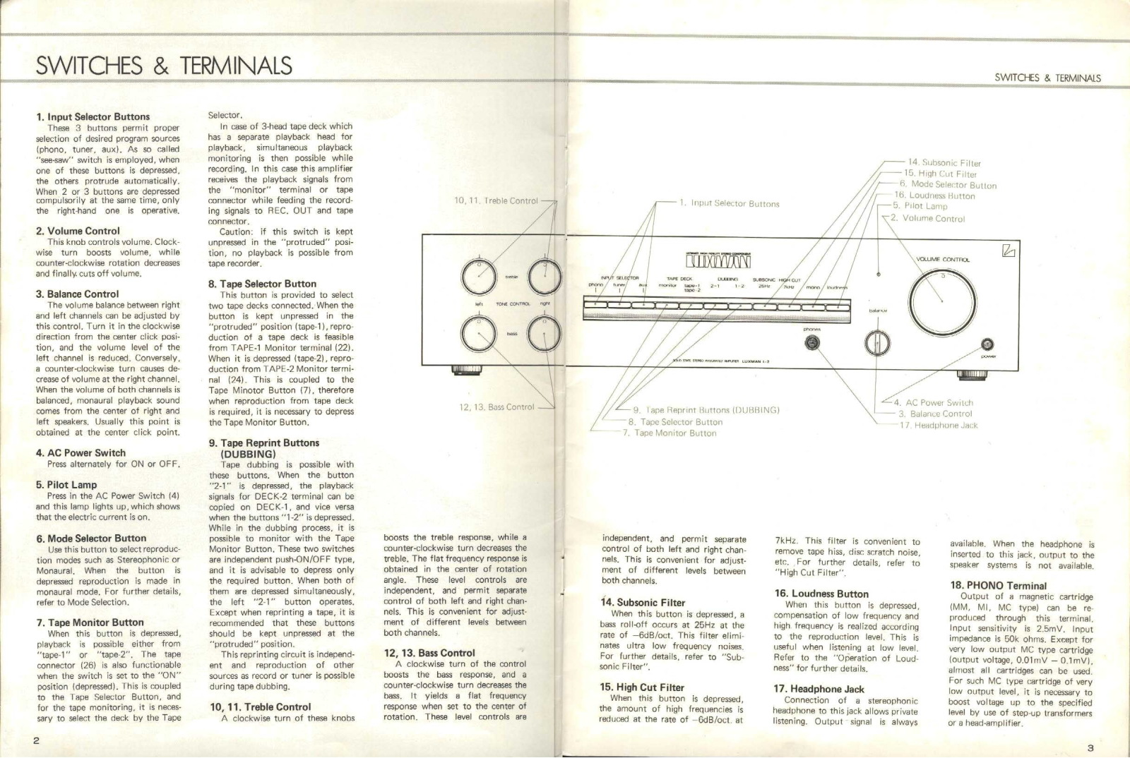 Luxman L-2 Owners Manual