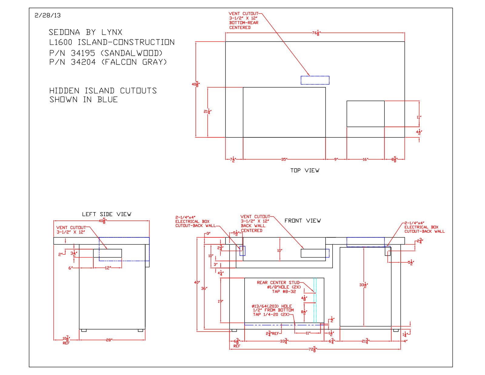 Lynx L1600GLP Specifications