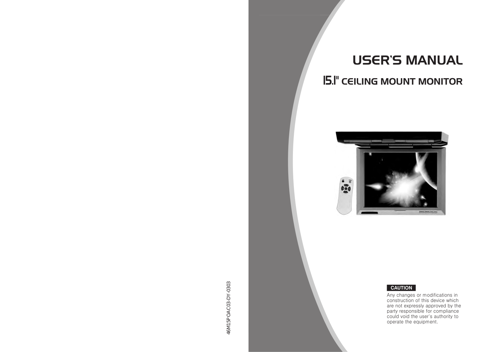 Power Acoustik PT-151CM Users Manual