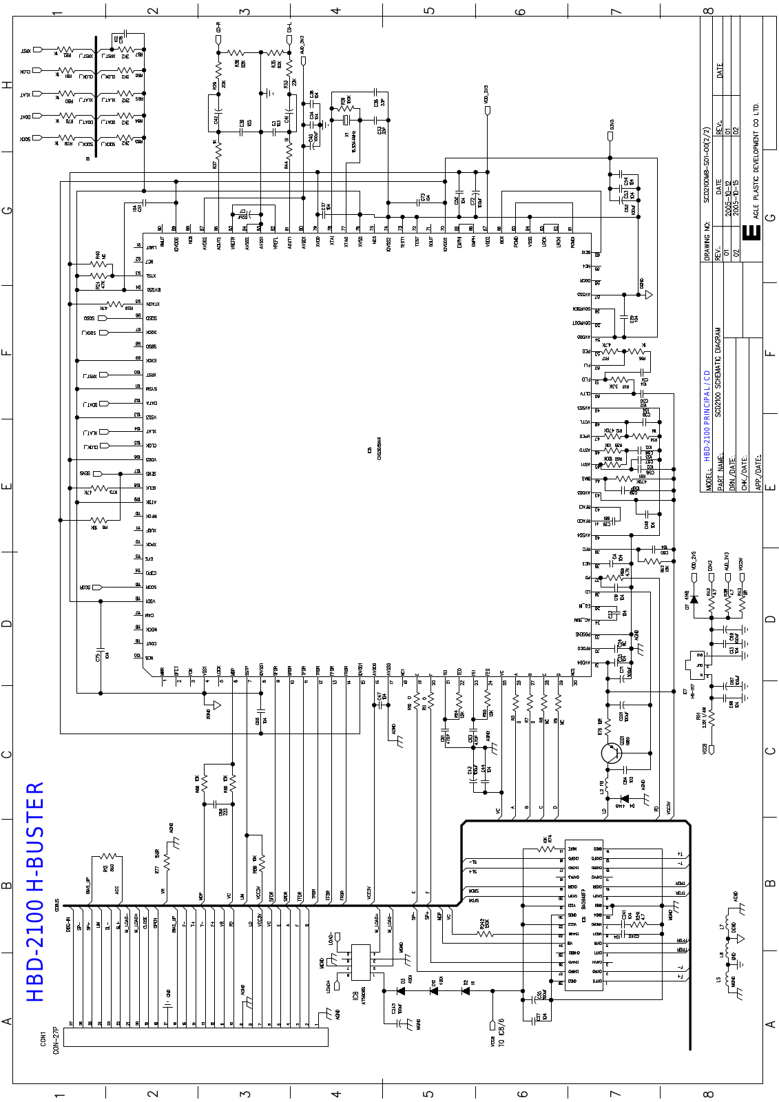 H-Buster HBD-2100 Schematic