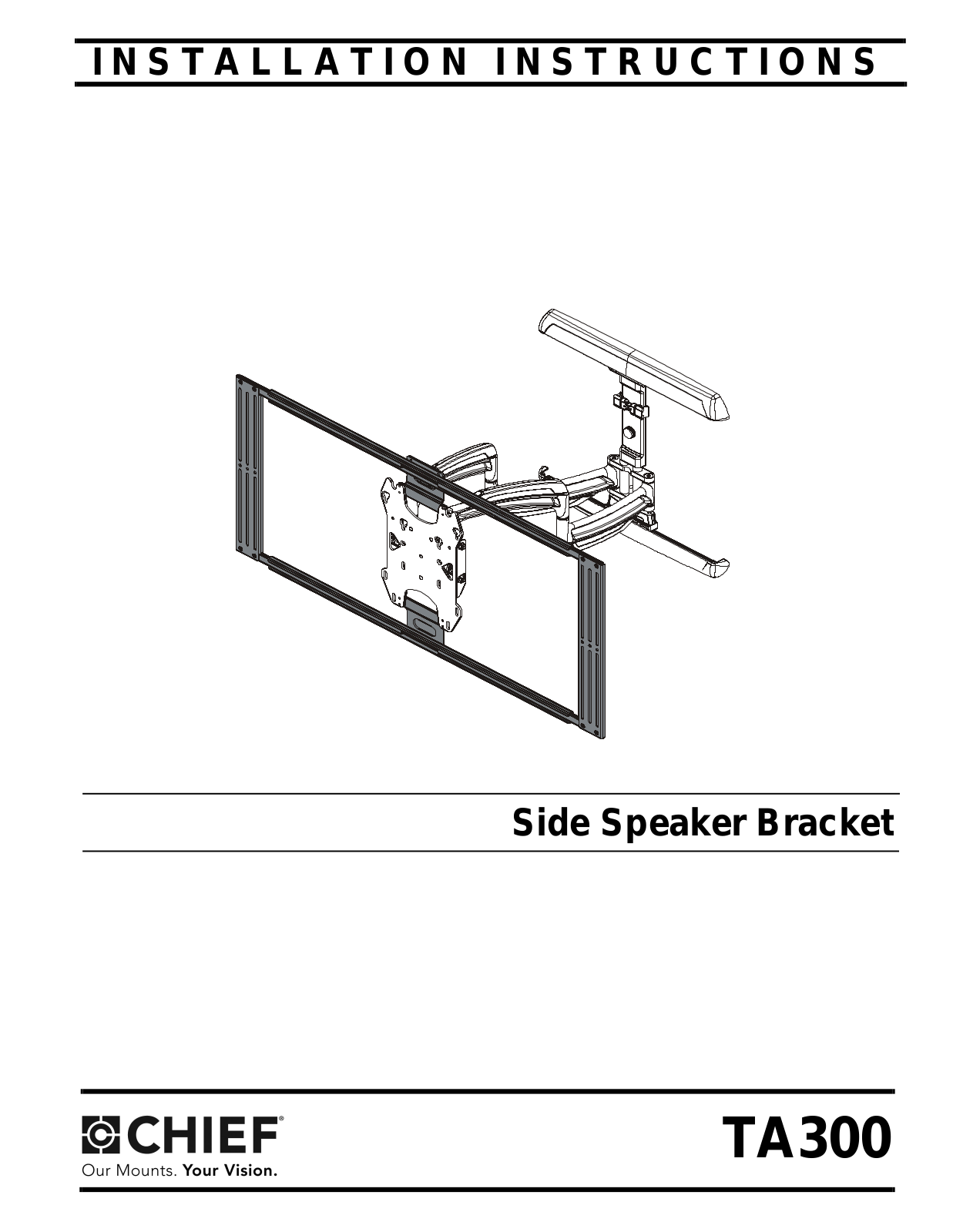 CHIEF TA300 User Manual