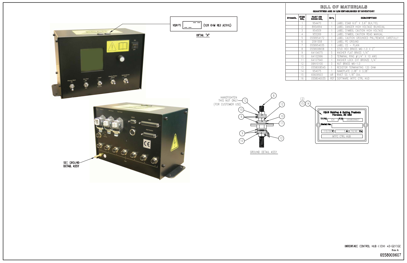 ESAB Schematic_Mech_Elec/M3 Plasma G2 (ICH) Plasma System Instruction manual