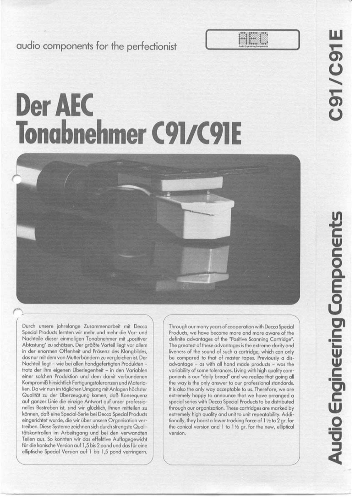 AEC C-91-E Brochure