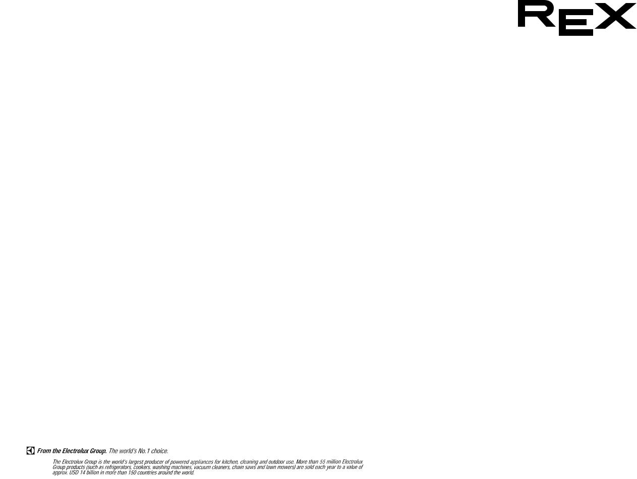 Rex RC27SE User Manual