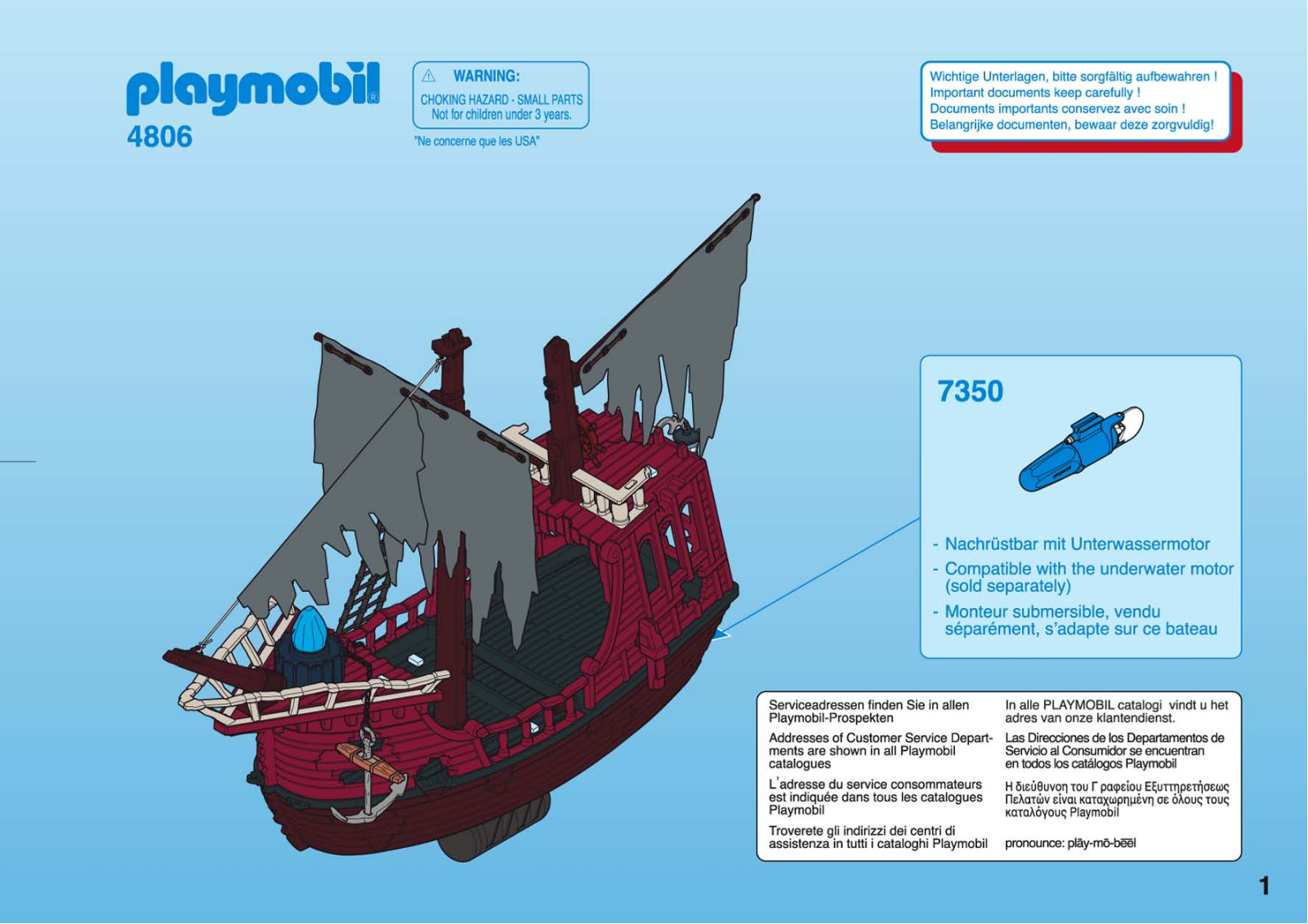 Playmobil 4806 Instructions