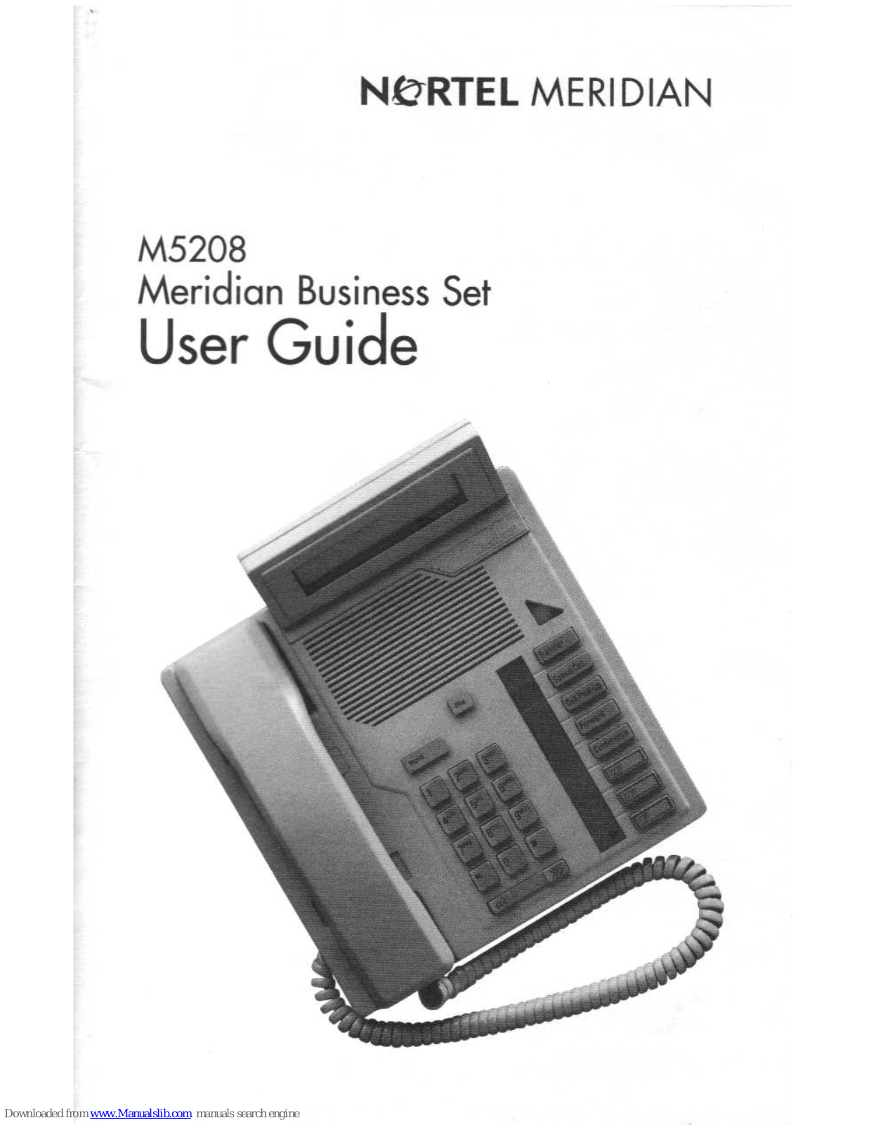 Nortel M5208 Meridian User Manual