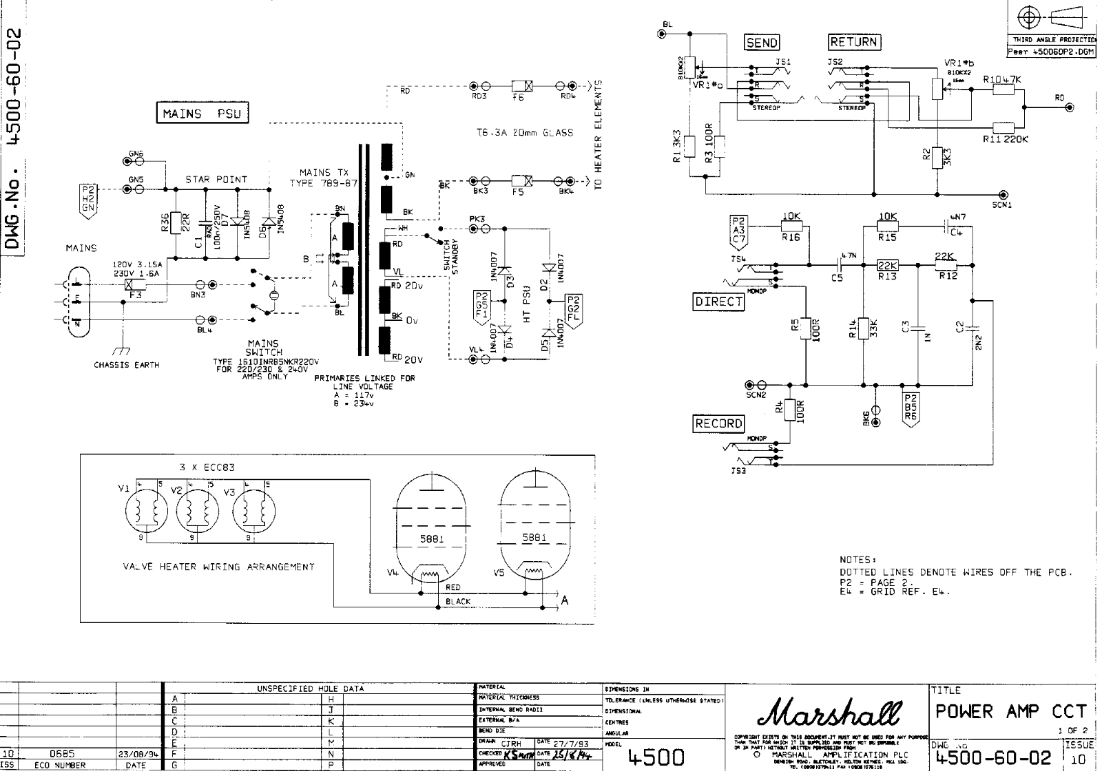 Marshall 4500-60-02-1 Schematic