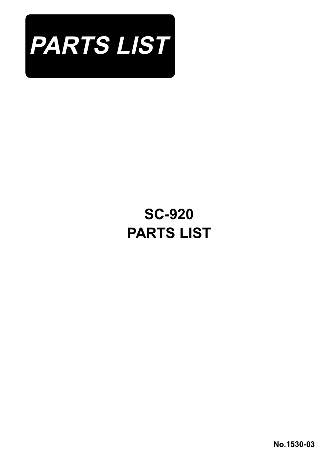 JUKI SC-920 Setting Guide