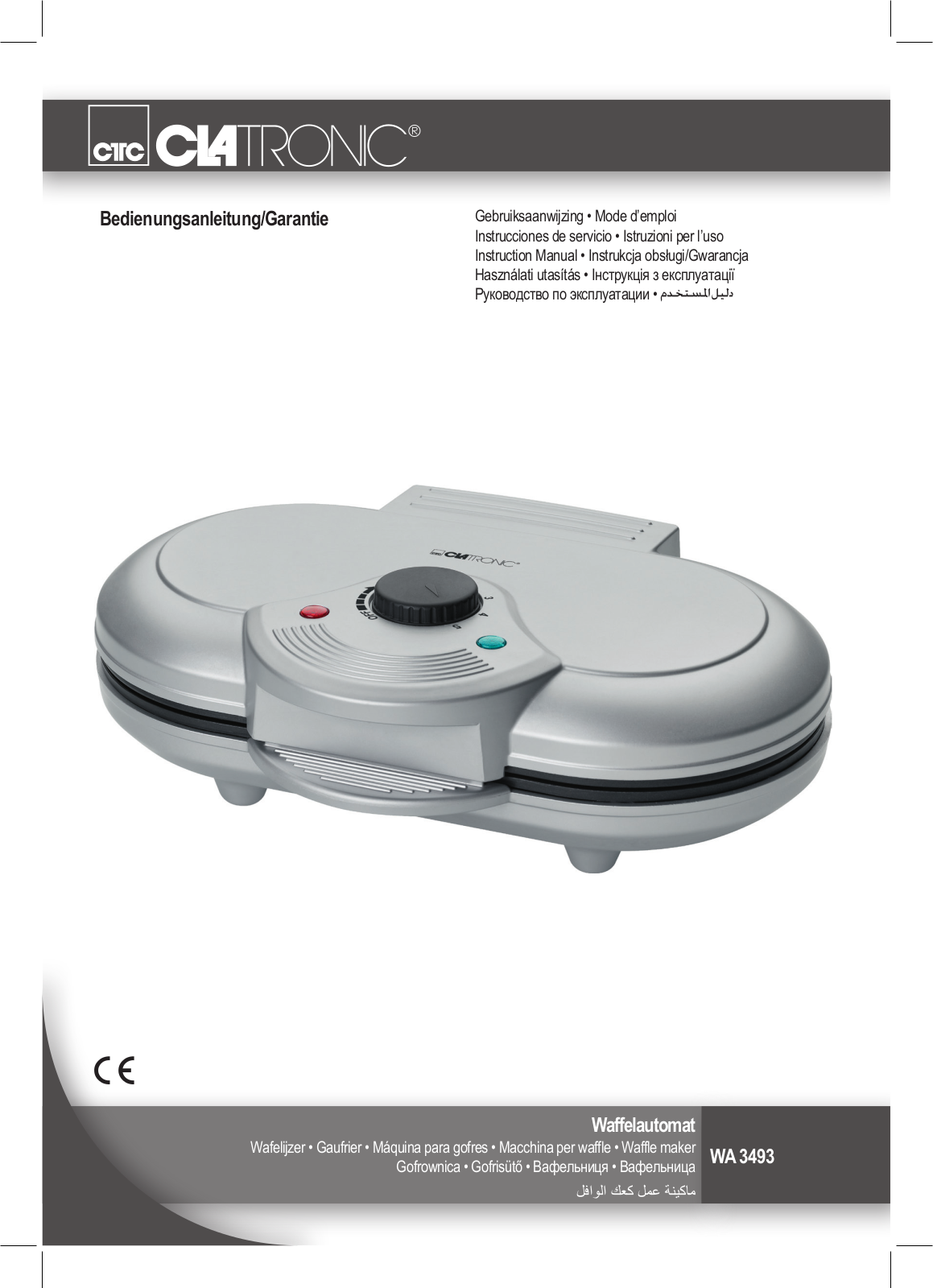 Clatronic WA 3493 User manual