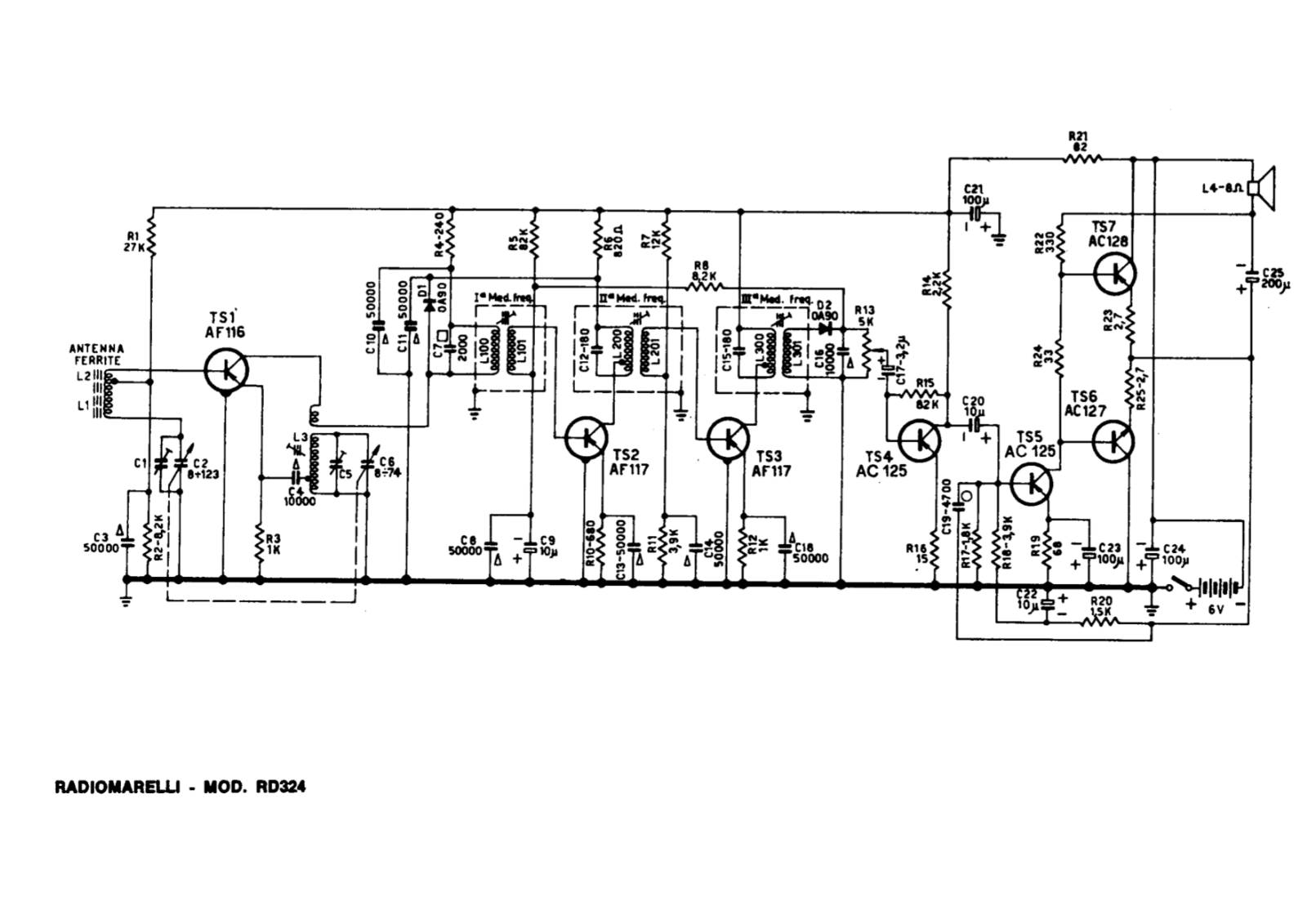 Radiomarelli rd324 schematic - ManualMachine.com