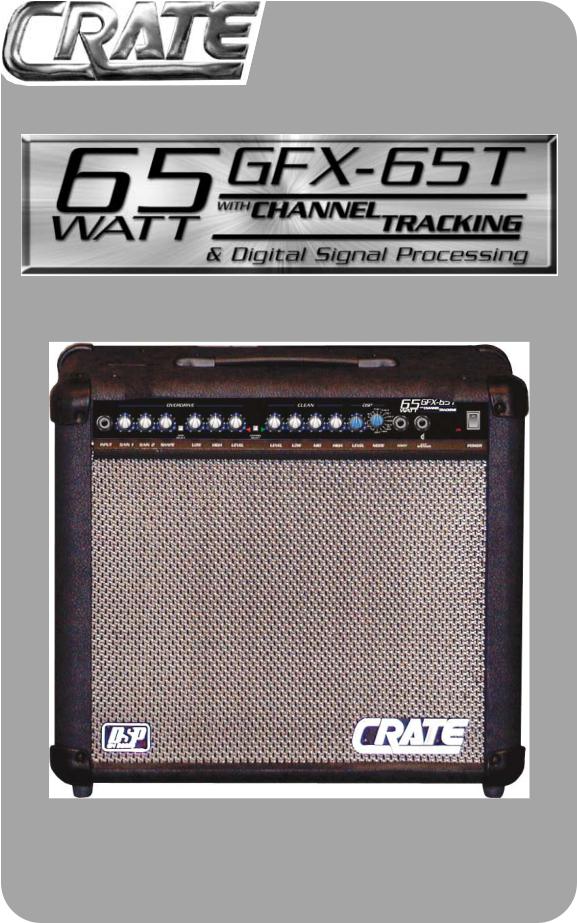 Crate Amplifiers GFX-65T User Manual